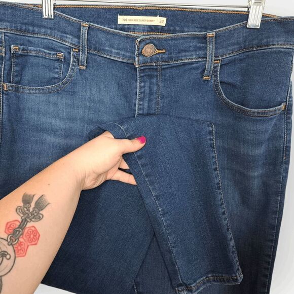 Levi's 720 High Rise Super Skinny size 32 - Picture 3 of 7